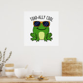 Toadal Cooler Funny Toad Pub Poster (Küche)