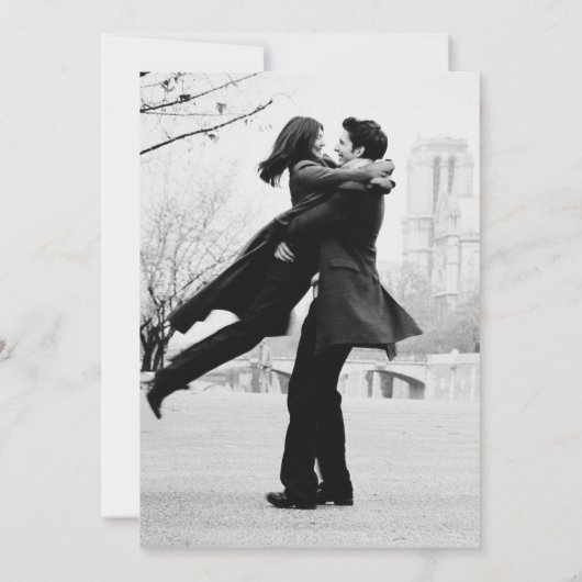 Toadal in Liebe Frosch Rustikal Save the Date Einladung (Rückseite)