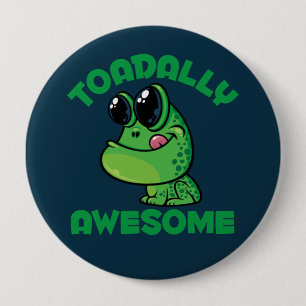 Toadal Phantastisch Happy Cartoon Toad Button