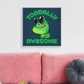 Toadal Phantastisch Happy Cartoon Toad Leinwanddruck (Insitu (Wohnzimmer))