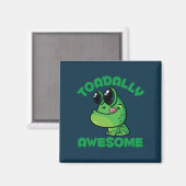 Toadal Phantastisch Happy Cartoon Toad Magnet (Vorderseite/Rückseite)