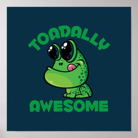Toadal Phantastisch Happy Cartoon Toad Poster (Vorne)