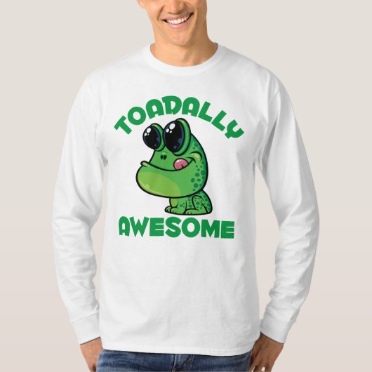Toadal Phantastisch Happy Cartoon Toad T-Shirt (Vorderseite)
