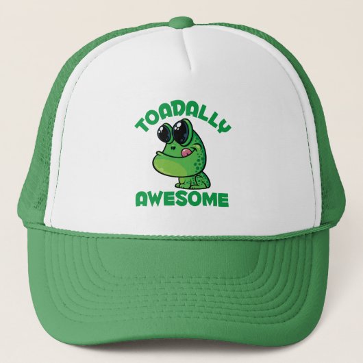 Toadal Phantastisch Happy Cartoon Toad Truckerkappe (Vorderseite)