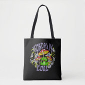 ToadalCoole Blüten- und Froschtypografie Tasche (Vorderseite)