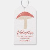 Toadally Awesome Mushroom Kids Valentines Day Geschenkanhänger (Vorderseite)