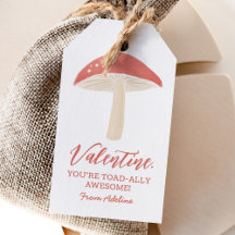 Toadally Awesome Mushroom Kids Valentines Day