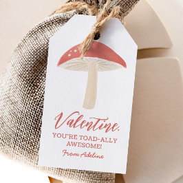 Toadally Awesome Mushroom Kids Valentines Day Geschenkanhänger