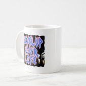 "Toadally Cozy" Retro-Pop-Art-Leseecke Illustratio Kaffeetasse (Vorderseite Links)