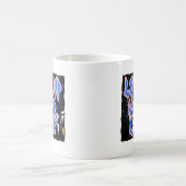 "Toadally Cozy" Retro-Pop-Art-Leseecke Illustratio Kaffeetasse (Mittel)