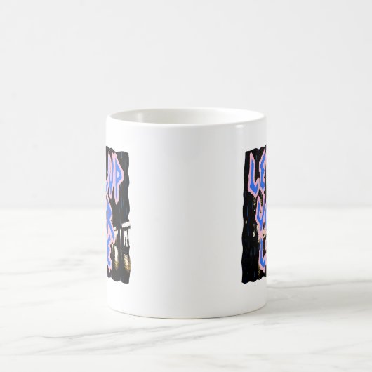 "Toadally Cozy" Retro Pop Art Reading Nook Illustr Kaffeetasse (Mittel)