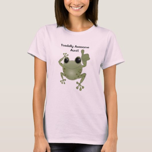 Toadally fantastische Tante! T-Shirt (Vorderseite)