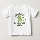 TOADALLY Liebe Gigi Frog Baby T-shirt (Vorderseite)