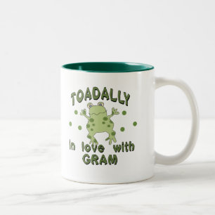 TOADALLY Liebe-Gramm-Frosch Zweifarbige Tasse