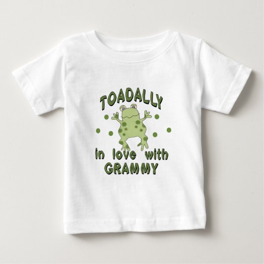 TOADALLY Liebe Grammy Frog Baby T-shirt (Vorderseite)