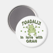 TOADALLY Liebe Gran Frosch Magnet (Vorderseite/Rückseite)