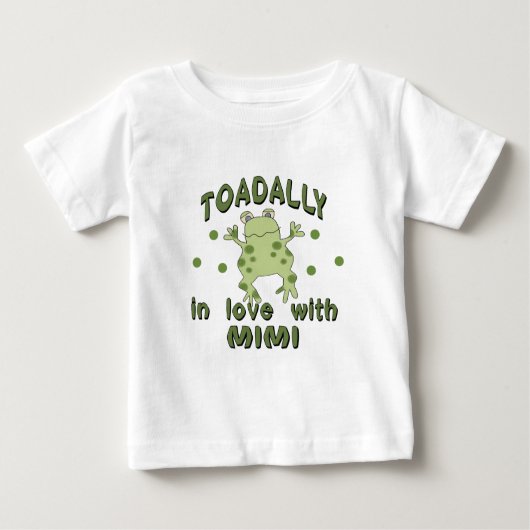 TOADALLY Liebe Mimi Frog Baby T-shirt (Vorderseite)