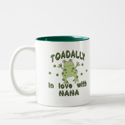 TOADALLY Liebe-Nana-Frosch Zweifarbige Tasse (Links)