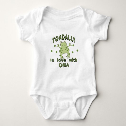 TOADALLY Liebe Oma Frosch Baby Strampler (Vorderseite)