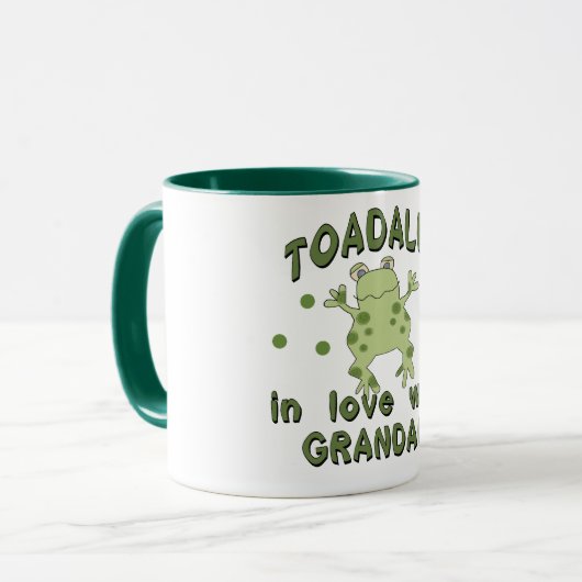 TOADALLY Liebegrandad-Frosch Tasse (Vorderseite Links)