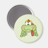 Toadally Niedlich Boy Frog Magnet (Vorderseite/Rückseite)