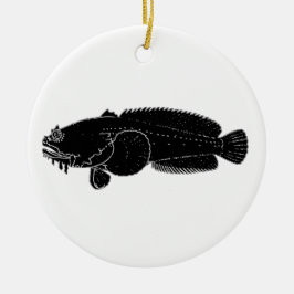 Toadfish - Austern-Kröte Keramikornament