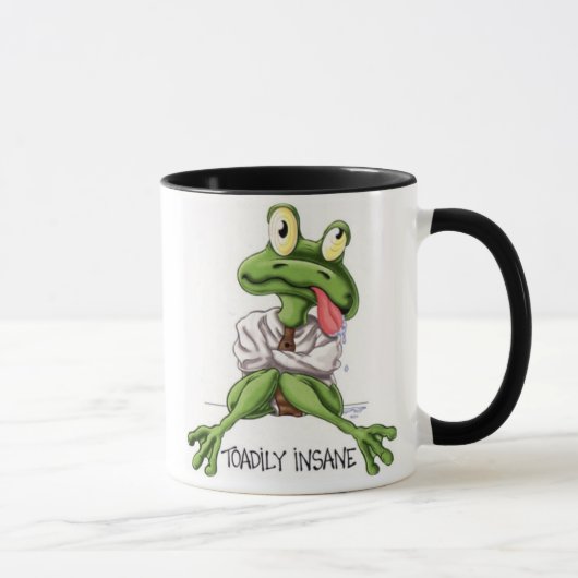 toadily geisteskrank ohne meinen Kaffee! Tasse (Rechts)