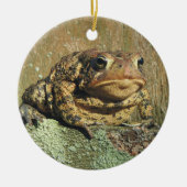Toadly fantastische Kröten-Weihnachtsverzierung Keramik Ornament (Vorne)