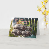 Toads Geburtstag anpassen Karte (Gelbe Blume)