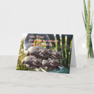 Toads Geburtstag anpassen Karte