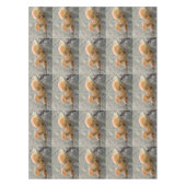 Toadstocker auf einem Baumstamm-Tablett Tischdecke (Vorderseite)