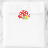 toadstool-220227 toadstool toadstools sind niedlic runder aufkleber (Tasche)