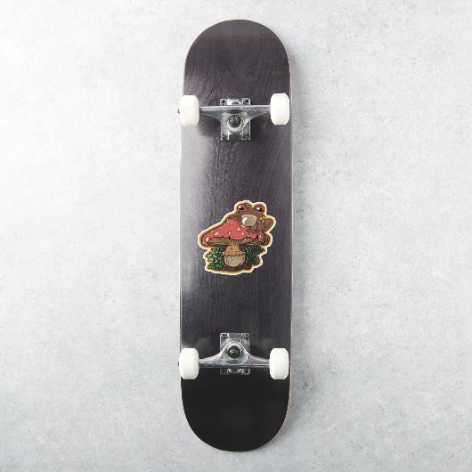 Toadstool Aufkleber (Skateboard)