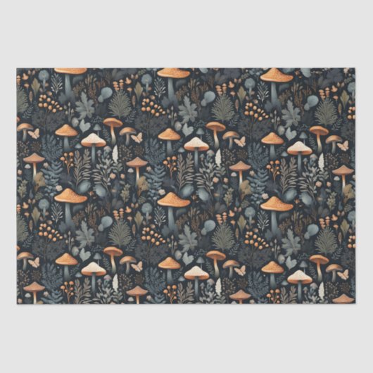 Toadstool Forest Seidenpapier (Vorderseite)