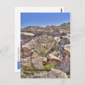 Toadstool Geological Park, Nebraska Postkarte (Vorne/Hinten)