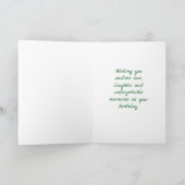 Toadstool Künstlerische Geburtstagskarte Einladung (Innenseite)