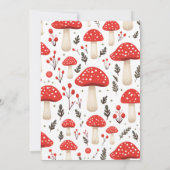 Toadstool Märchenschloss Einladung (Rückseite)