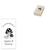 Toadstool Mushrooms Buchzeichen Gummistempel (Stempel)