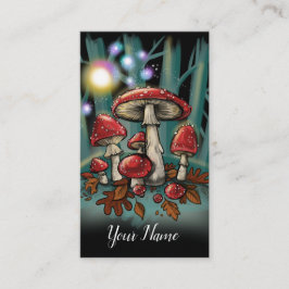 Toadstool mushrooms~ Visitenkarten Visitenkarte
