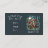 Toadstool mushrooms~ Visitenkarten Visitenkarte (Rückseite)