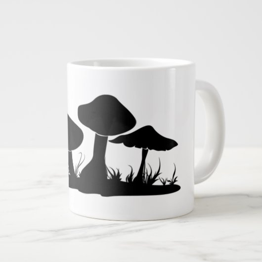 Toadstool-Pilz-Tasse Jumbo-Tasse (Vorderseite Rechts)