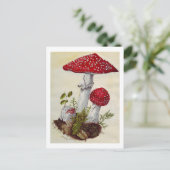Toadstool Postkarte (Stehend Vorderseite)