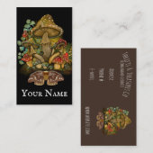 Toadstool Retro Pilze~ Visitenkarten Visitenkarte (Vorne/Hinten)