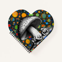 Toadstool Spiral Notebook Notizblock