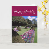 Toadstool-Topiarykarte Karte (Gelbe Blume)