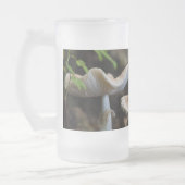 Toadstool Umbrella Mattiert Glass Beer Tasse (Links)