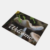 Toadstool Umbrella Willkommen Fußmatte (Schrägansicht)