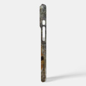 Toadstools auf einem Tree Trunk iPhone Case (Rückseite / Links)