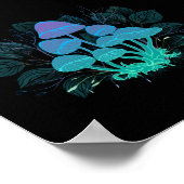 Toadstools in Bushes Poster (Ecke)