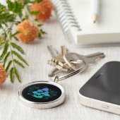 Toadstools in Bushes Schlüsselanhänger (Seite)